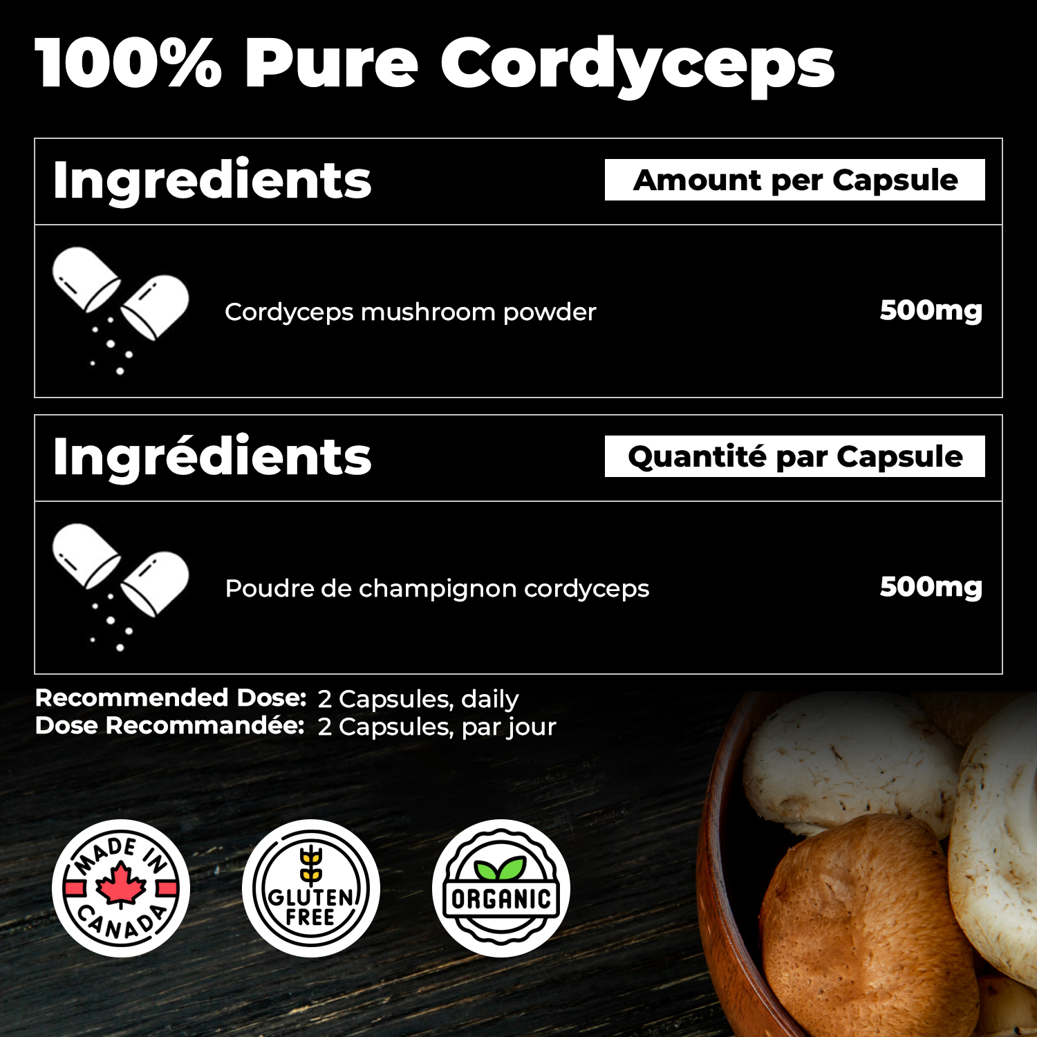 100% Pure Cordyceps - Image 2